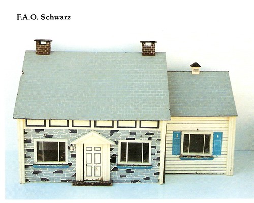 A picture of the FAO Schwarz dollhouse is seen below