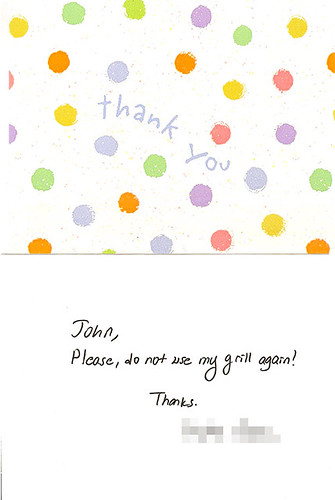 passiveaggressivenotes: Thank you note: You're very welcome!