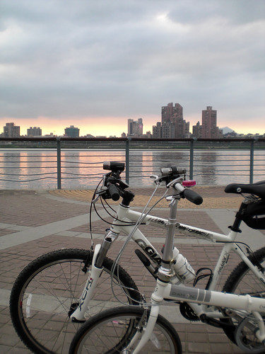 騎單車逛夜市