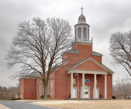Blessed Sacrament Roman Catholic Church, in Belleville, Illinois, USA - exterior
