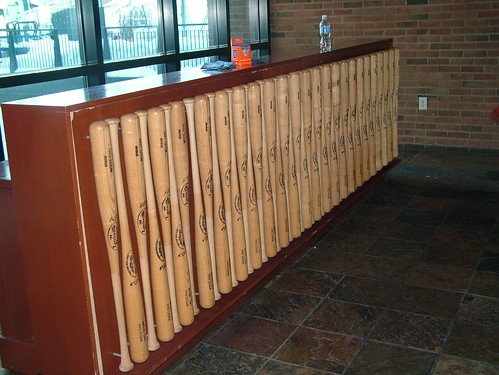 baseball bat desk