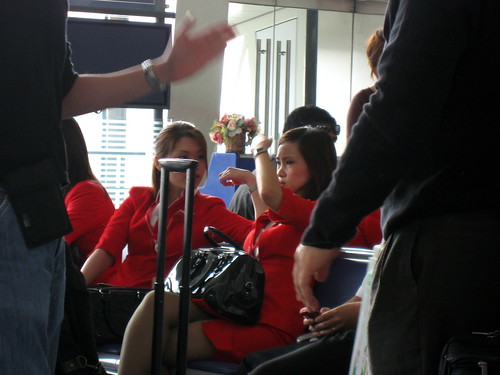 The air hostesses of AirAsia