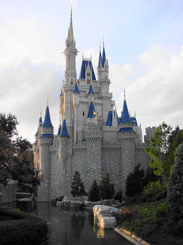 Cinderella Castle Reflection Left Side - A Photo On Flickriver