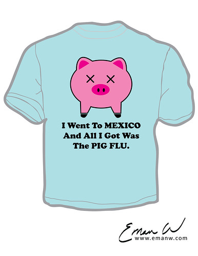 Pig Flu T-Shirt Mock