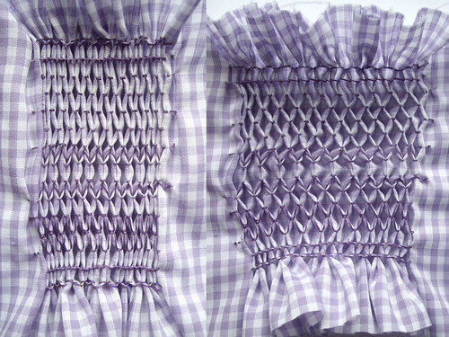 First attempt at smocking