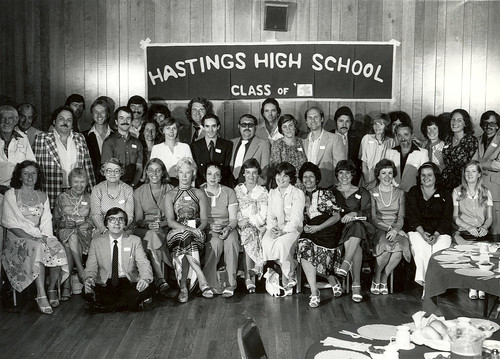  Hastings High School Class of 1963 reunion in 1979 