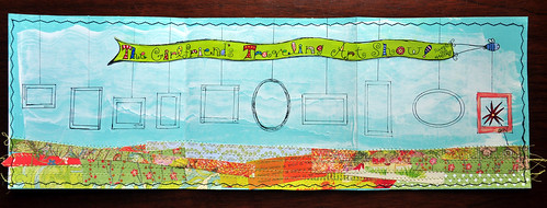 Page one of traveling art book
