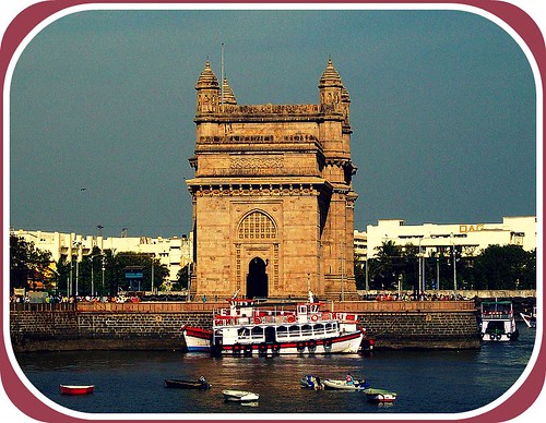 Side Look of Gateway of India Mumbai India