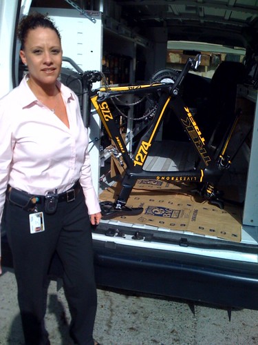 Lance Armstrong's recovered bike