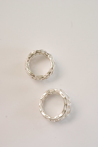 ring prototypes in sterling silver