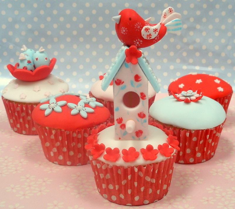 Bird House Cupcakes