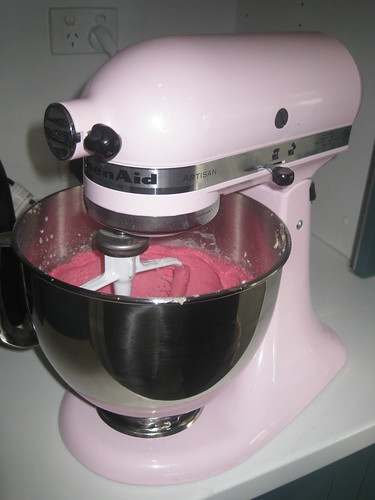New pink kitchenaid mixer
