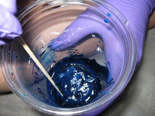 mixing turquoise