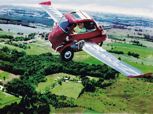 Flying Isetta over Curborough