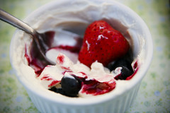 Soy Yogurt with Berries