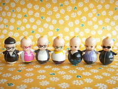 Kawaii Cute Kewpie Tiny Roly Poly Dolls Japanese Toy Collection