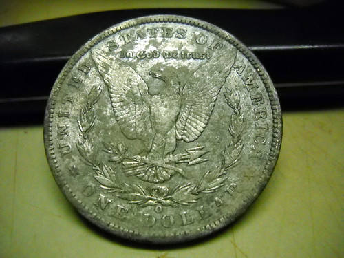 one silver dollar coin 1889 o
