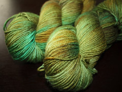 *bean* bfl worsted