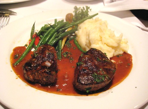 Grenadines of Filet Mignon @ Dal Rae Restaurant by you.