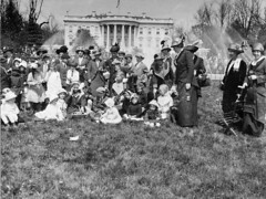 Easter egg roll on the lawn of the White House, ca. 1905