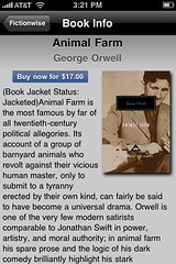 Animal Farm by George Orwell available as a $17 eBook