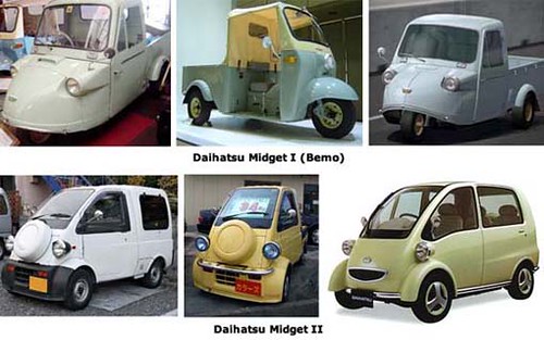 Bemo, Daihatsu Midget II, Midget, Angkutan Umum, Becak Motor