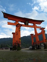 The great torii at Miyajima Shrine