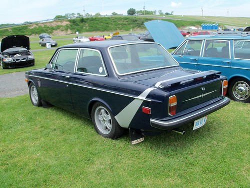 This modified Volvo 142 was a popular car at the show