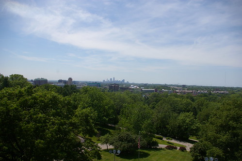 Cleveland, as seen from the Garfield monument