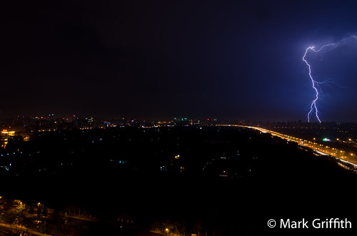 Lightning over Beijing