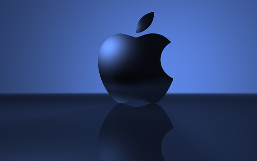 apple desktop wallpapers. Blue Apple Desktop Wallpaper