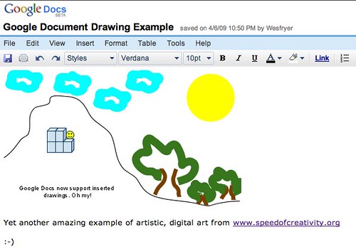 Google Document Drawing Example - Google Docs