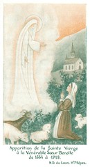 Le Laus, Apparition de la Sainte Vierge