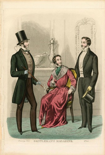 Gentlemen's fashions, Winter 1856
