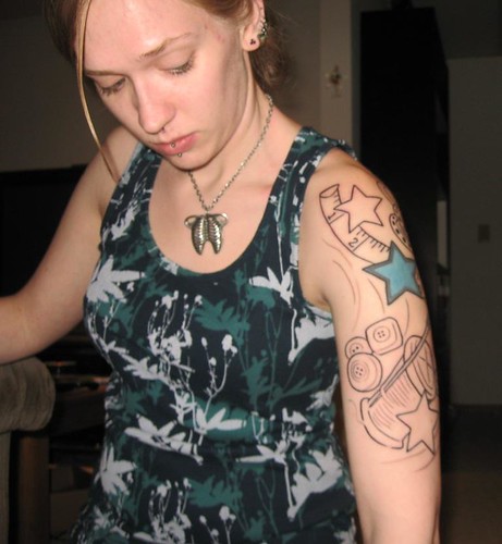 Label Arm Tattoo Woman Natural Women Tattoos The