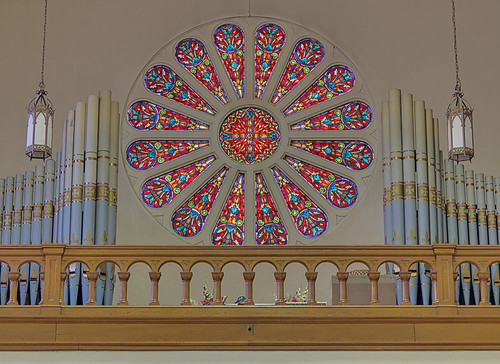Immaculate Conception Roman Catholic Church, in Maplewood, Missouri, USA - choir loft