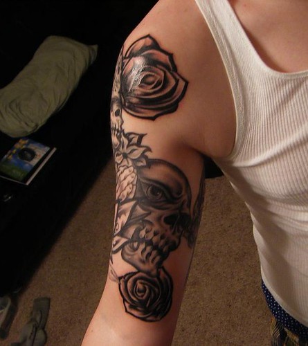 My Half Sleeve the roses were