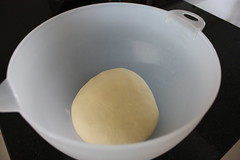 麵團發酵前