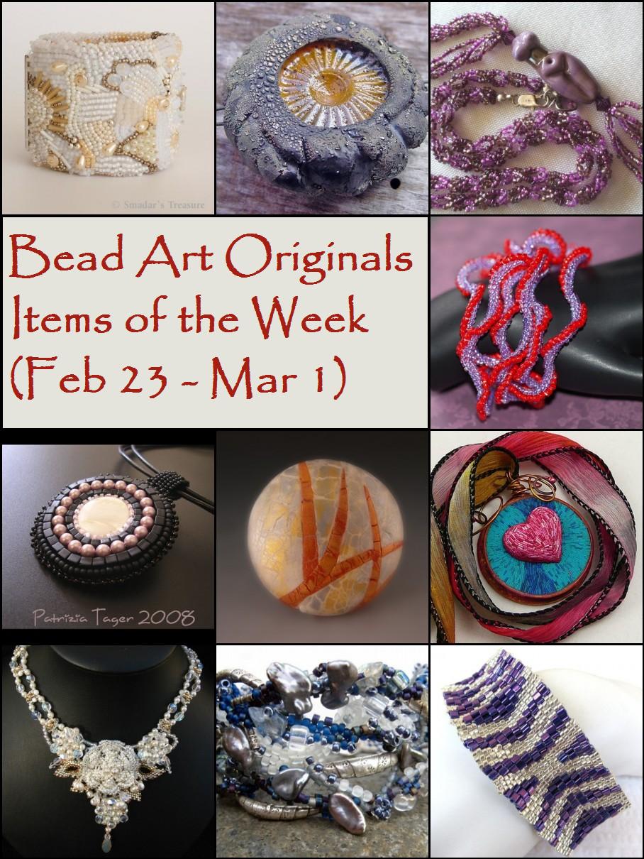 Bead Art Originals Items of the Week (2/23 - 3/1)