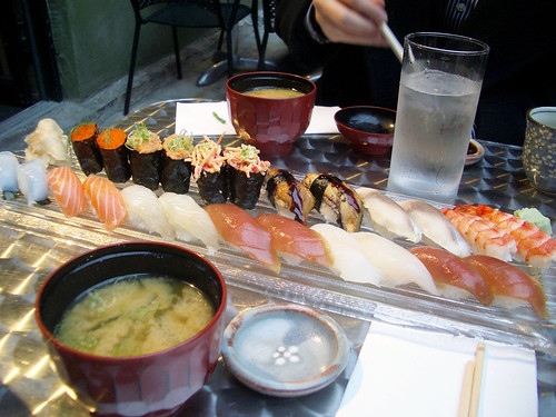 sushi for 2 @ sachiko's