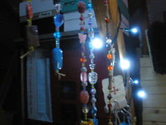 My bead decorations in the attic