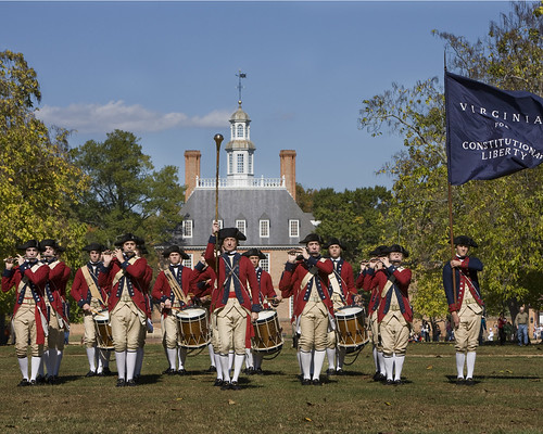 Fife and drum performs - Photo provided by Colonial Williamsburg Foundation