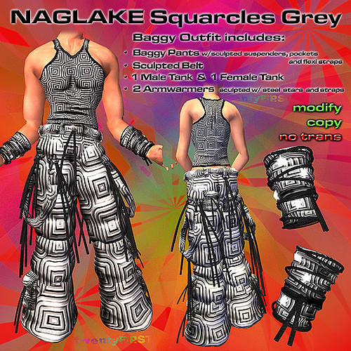 NAGLAKE Squarcles Grey