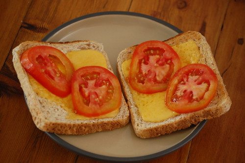 toasted cheese and tomato