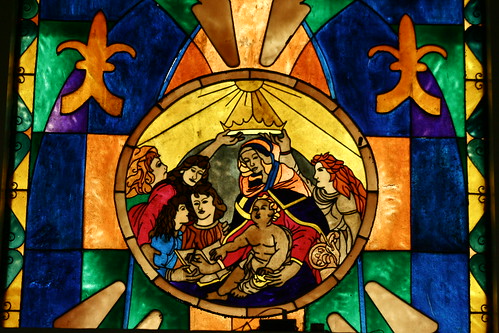 the OLP Trappist Monastery stained glass