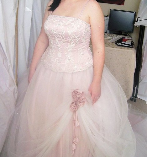 Ronald Joyce Pale pink wedding dress size 1216 by you