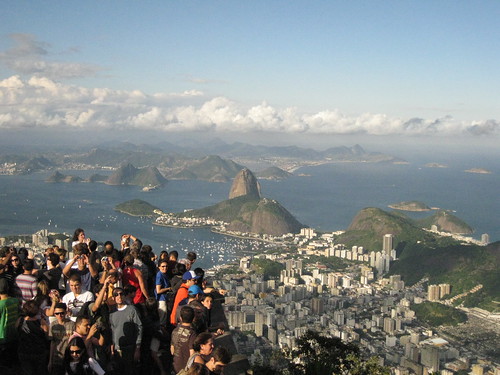 crowds on Corcovado