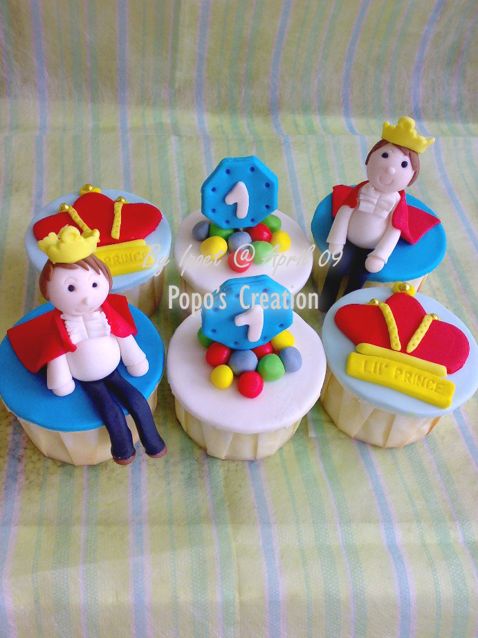 Prince Cupcake set