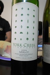 2004 York Creek Vineyards Spring Mountain District Merlot