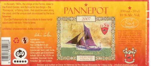 Pannepot Vintage 2007 label